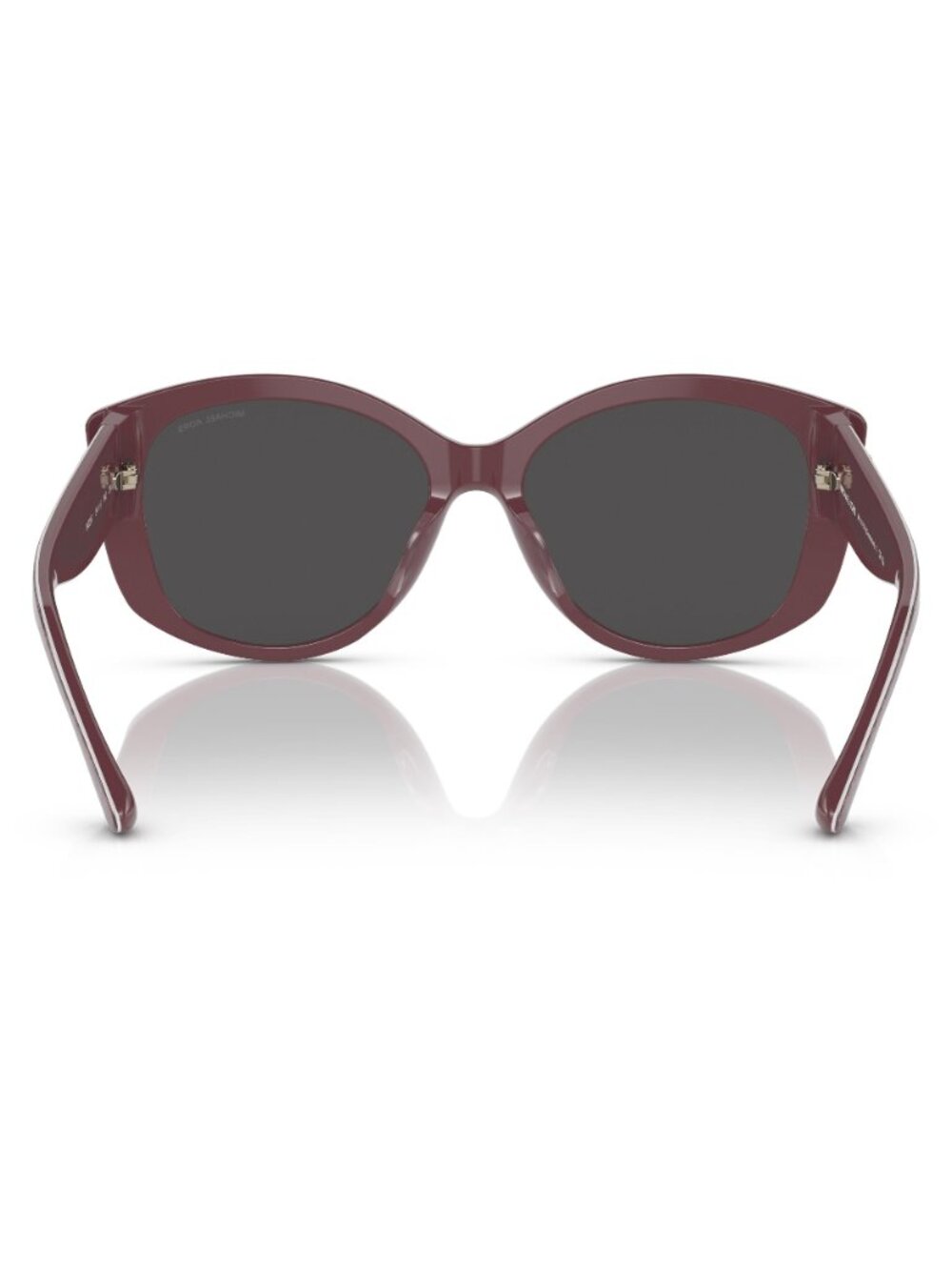 Women's Michael Kors Charleston Cateye Merlot Logo Print Sunglasses NEW - Picture 3 of 6
